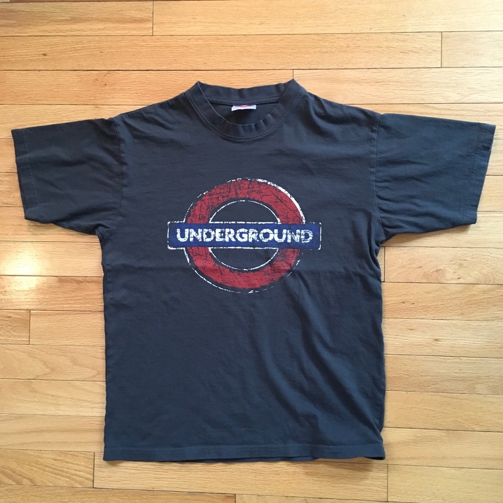 UNDERGROUND Logo Short Sleeve T Shirt Bought In London 2013